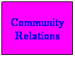 Community Relations