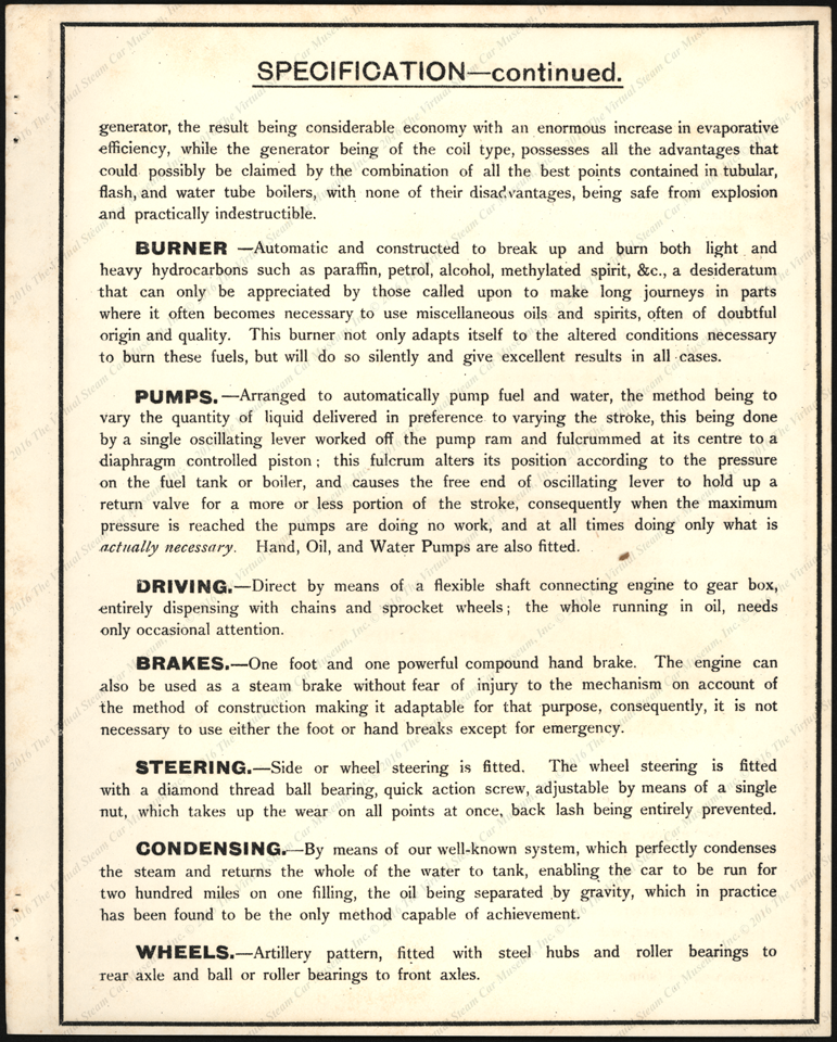 Albany Manufacturing Company, Ltd., London, 1903)Lamplough-Albany_steam_car, Trade Catalogue, P. 03