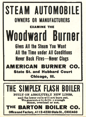 American Burner Company Magazine Advertisement, Floyd Clymer, p. 47