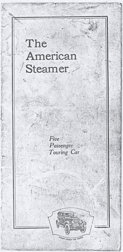 American Steam Truck Company, 1922 Trade Catallgue, Photocopy, Conde Collection