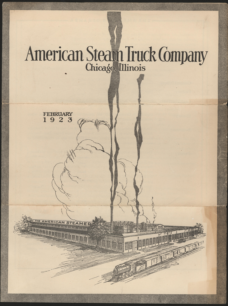 American Steam Truck Company, February 1923 Stock Prospectus