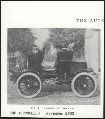 Automobile Company of America, Conde Collection, The Automobile, November 19, 1900, Conde Collection.