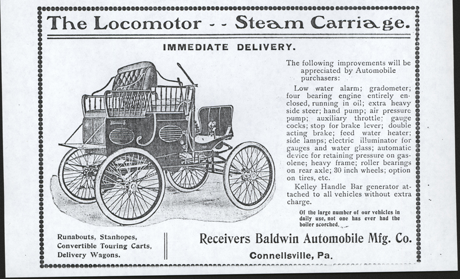 Baldwin   Automobile Manufacturing Company, Locomotor Steam Carriage, The Automobile Reivew, p. 4, August 1904