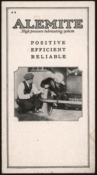 Bassick Manufacturing Company, ca: 1925, Alemite Grease Fitting Trade Catalogue