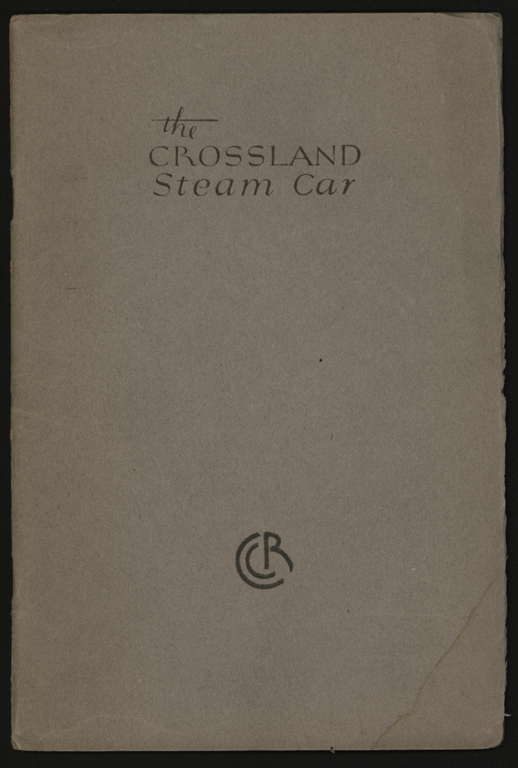Crossland-Rock Falls Corporation, Sterling, IL, Crossland Steam Car, Sterling, Il., ca: 1926