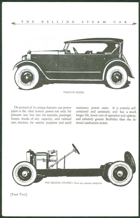 Delling Motors Company booklet assembled by Floyd Clymer p. 2