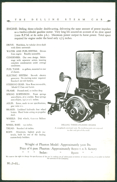 Delling Motors Company booklet assembled by Floyd Clymer p. 4