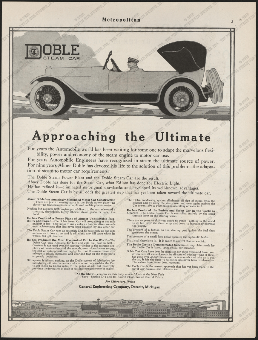 General Engineering Company, Magazine Advertisement in Metropolitan Magazine, February1917