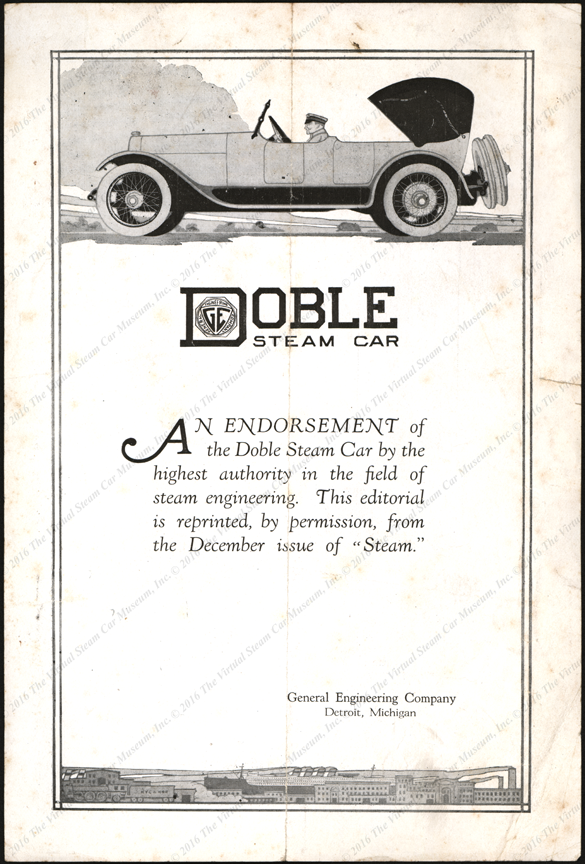 General Engineering Company flyer,  December 1916, Front