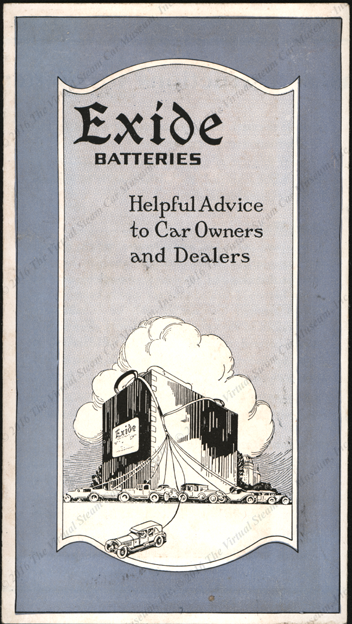 Electric Storage Battery Company, Exide, 1923 Trade Catalogue