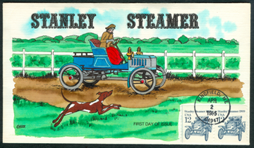 12centstanleysteamcar First Day Cover