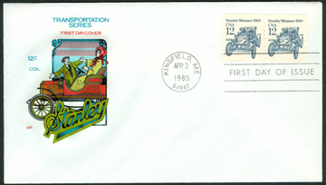 12centstanleysteamcar First Day Cover