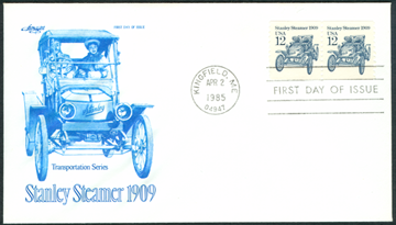 12centstanleysteamcar First Day Cover