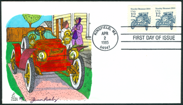 12centstanleysteamcar First Day Cover