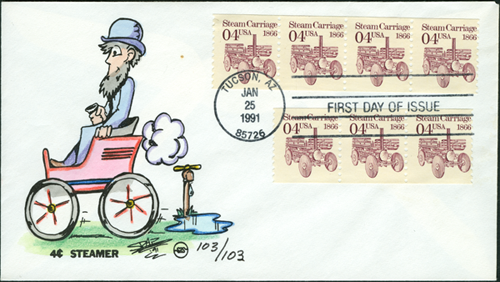 1991 Stanley on first day cover SPAZ  103 of 103