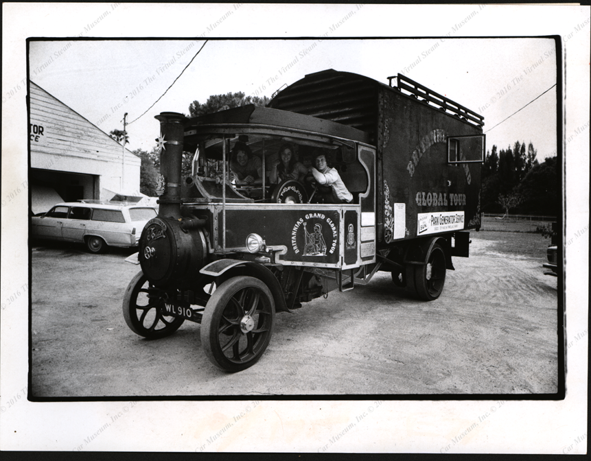 Foden Steam Wagon, Press Photograph, St. Petersburg Times, April 17, 1974 Front