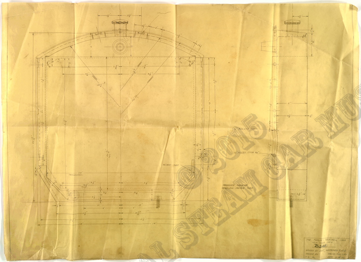 Gearless Motor Corporation Drawing, Radiator Condenser, Marlin-Rockwell Corporation