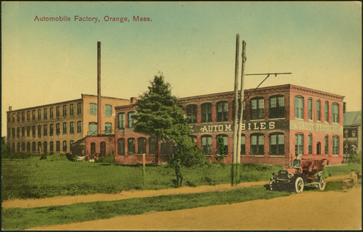 Grout Brothers Automobile Company Factory, Post Card, ca: 1907 - 1909, Front