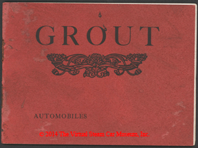 Grout Brothers Automobile Company, 1901 Pan-American Edition Trade Catalogue