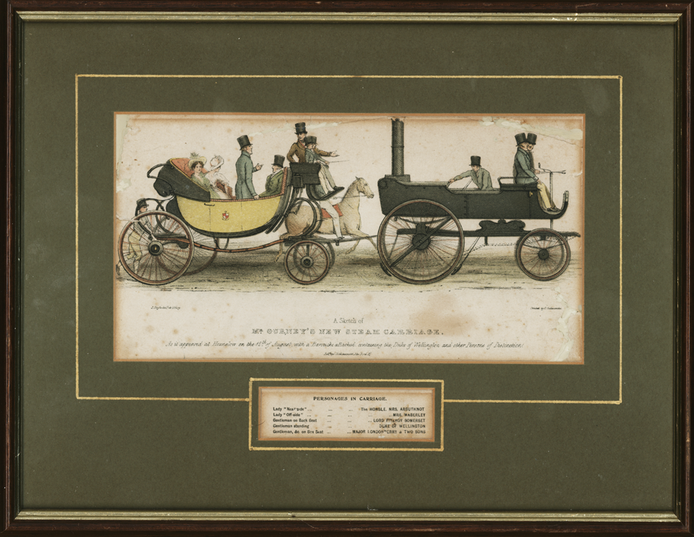 Gurney Steam Carriage Print