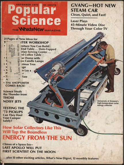 GVANG Steam Car, Gene Van Grecken, Popular Science, December 1972.