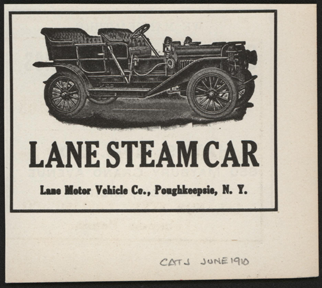 Lane Motor Vehicle Company, Magazine Advertisement, June 1910, Cycle and Automobile Trade Journal, Conde Collection