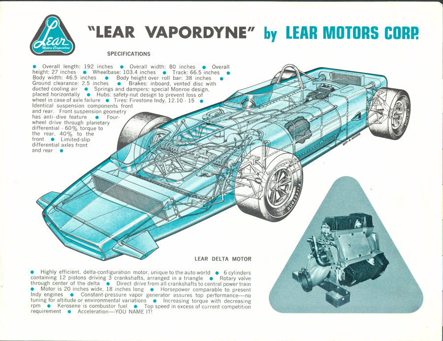 Lear  Motors Corporation Flyer