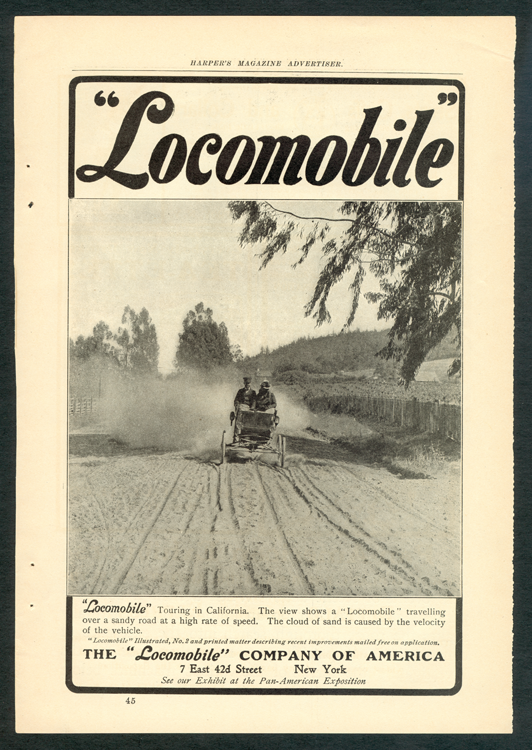 Locomobile Company of America, Harper's Magazine, July 1901, p. 45a