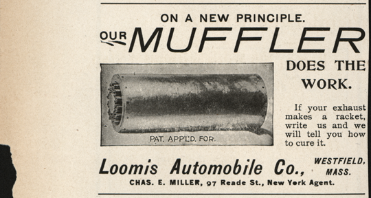 Loomis Automobile Company, Horseless Age Magazine Advertisement, September 4, 1901
