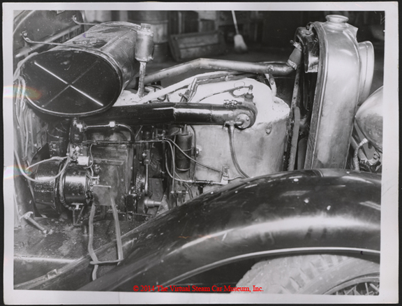 Duncan MacDonald Steam Car, Los Angeles, CA, January 27, 1936, Press Photograph, Front