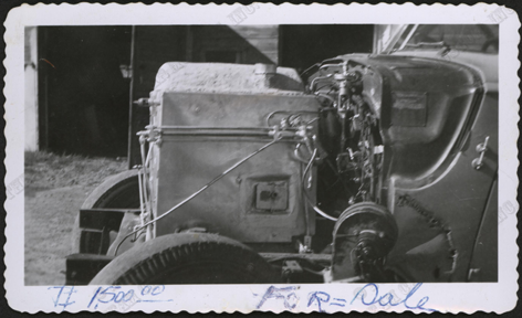 1939 Packard Steam Car, Bughley Tractor Service, Beach, ND, Photograph, C. W. Nichols Collection, H. W. McGee Photograph