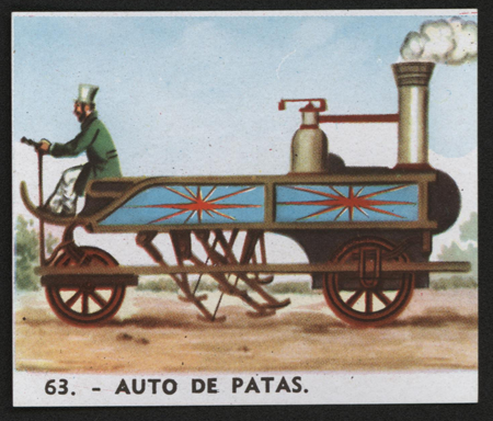 Patas Steam Carriage, Bubble Gum Card