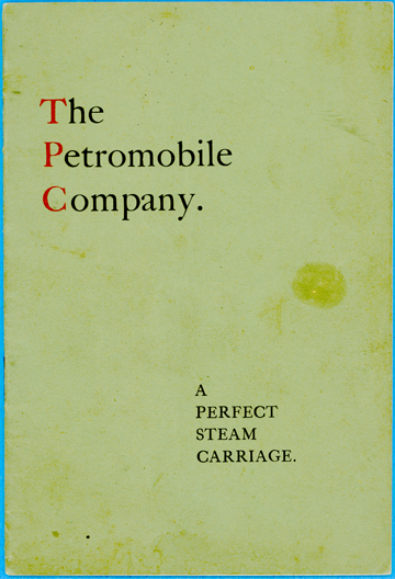 Petromobile Company, A Perfect Steam Carriage