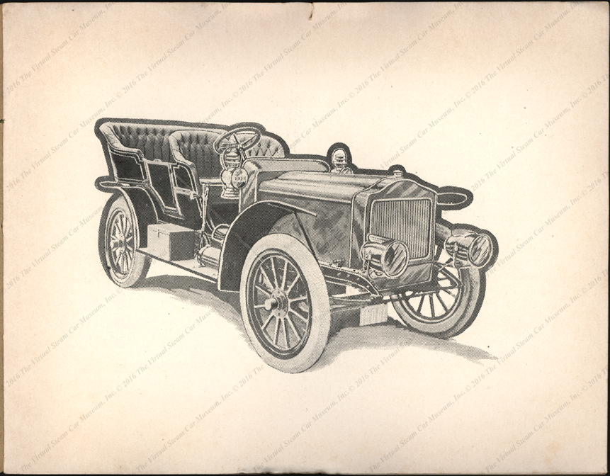 Louis S. Ross Steam Car, 1906 Trade Catalogue