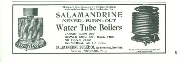 Salamandrine Boiler Company Magazine Acvertisement, Floyd Clymer, p. 61
