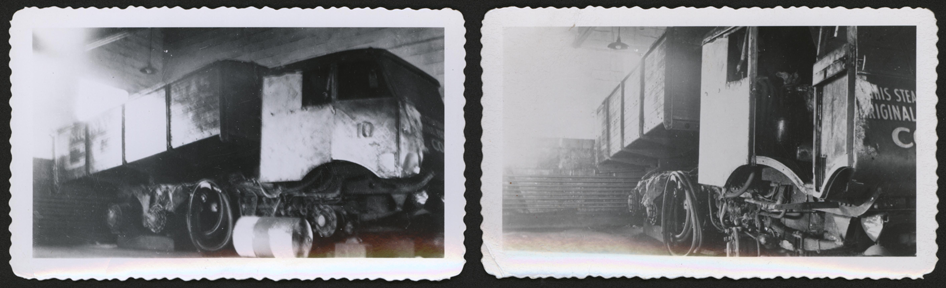 Two Photographs of a Sentinel Steam Wagon, Location Unknown, ca: 1945 - 1950, Steam Car Associates