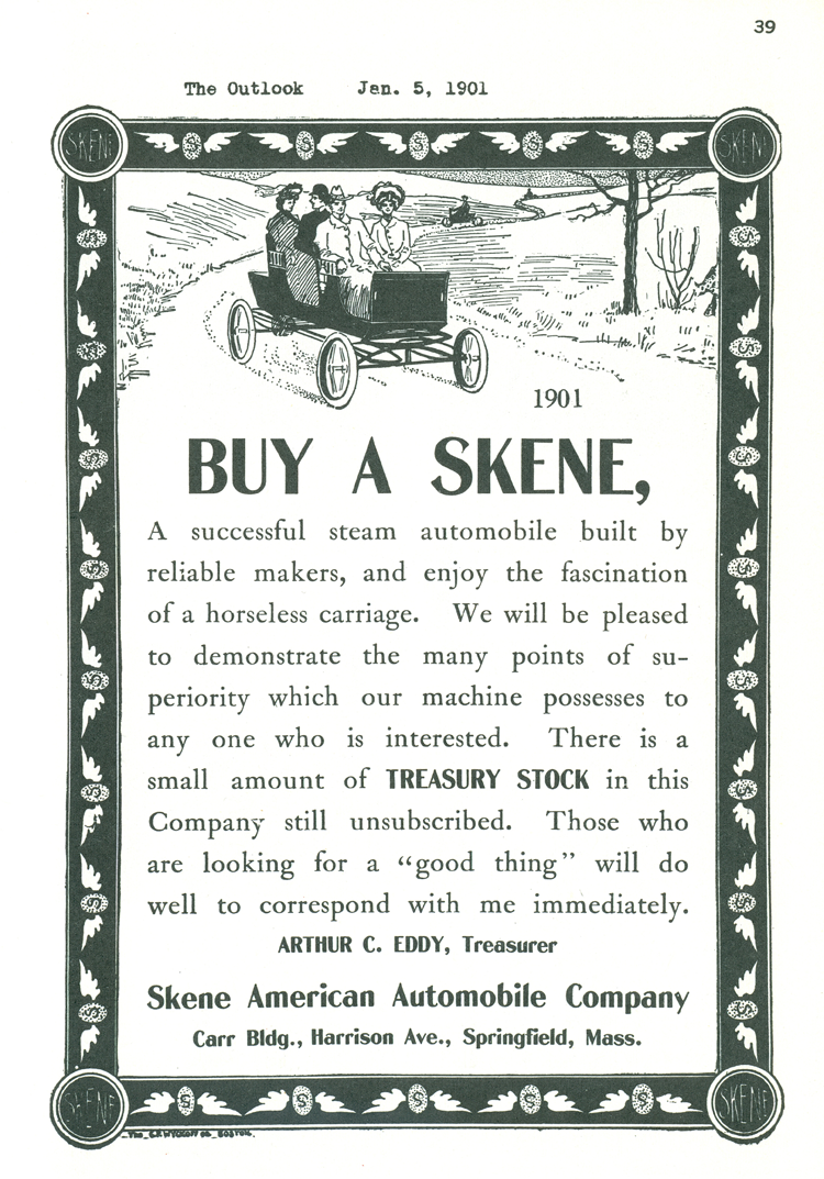 Skeene American Automobile Co Advertisement