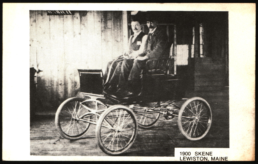 J. W. Skene Steam Car, Skene American Automobile Company, Springfield, MA Post Card