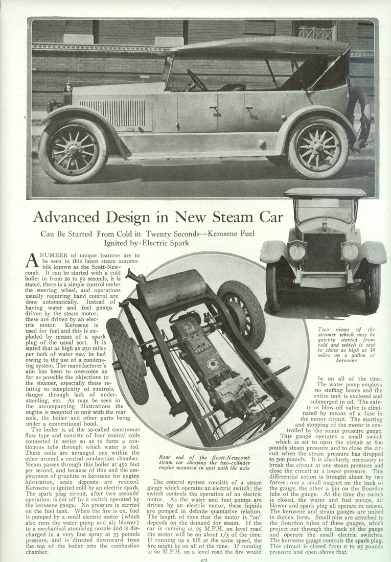 Standard Engineering - Scott-Newcomb Steam Car