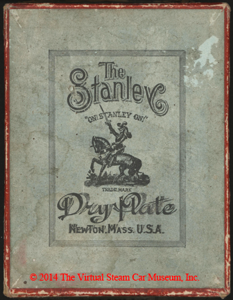 Stanley Dry Plate Company box, Newton, MA, ca: 1885 front