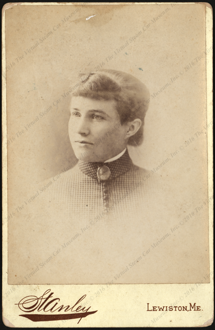 Stanley Studio Photograph, September 1888, Lewiston, ME  L. Ingersoll Front