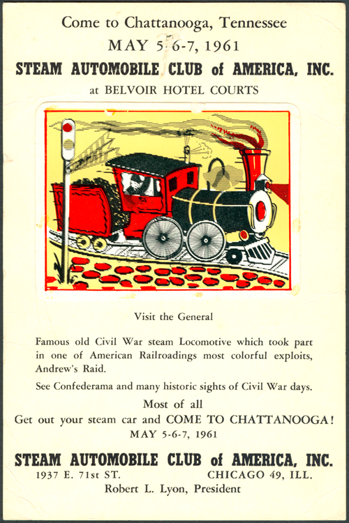 SACA Reminder Card 1961