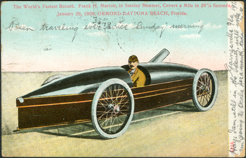 Fred Marriott Postcard February 19, 1907