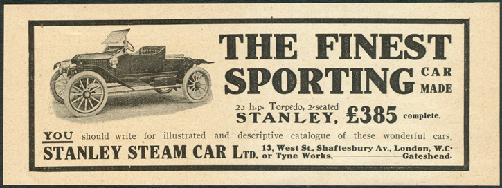 July 23, 1912 English Advertisement