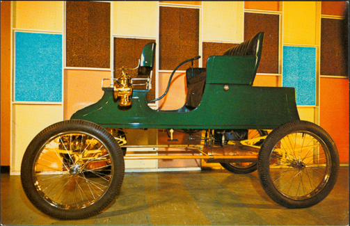 1903 Stanley Steam Car Panel Seat Runabout, Musee de l'Automobile, Montreal, Canada