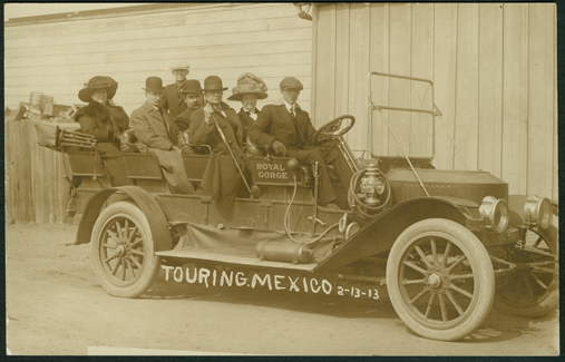 Stanley Steamer Mountain Wagon in Mexico, February 13, 1913