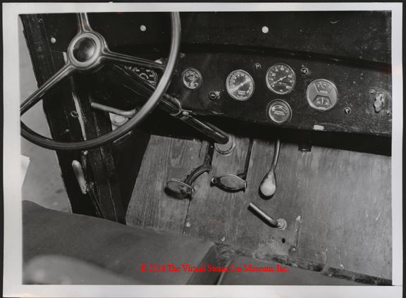Steam Motors, Inc. Erik Delling, Newton, MA, June 1938, Steam Truck Dash Board, Front
