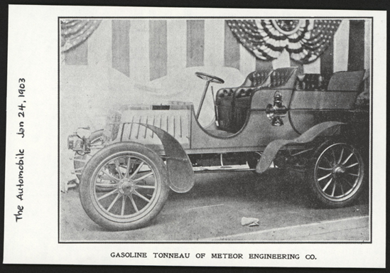 Meteor Engineering Company, Reading, PA, January 24, 1903, The Automobile, Meteor Steam Car, The Automobile