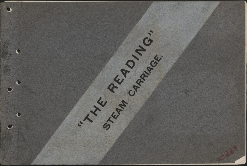 The Steam Vehicle Company of America, 1903, Trade Catalogue, Conde Collection.