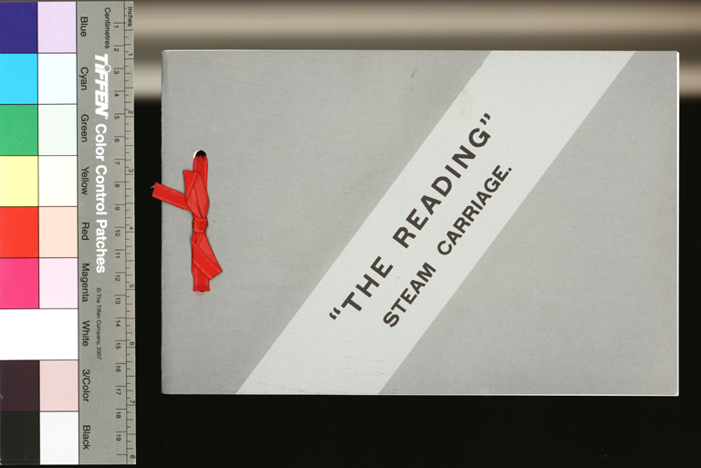 Steam Vehicle Company of America, 1903 Trade Catalogoue, Bob Lyon Reproduction, early 1960s.